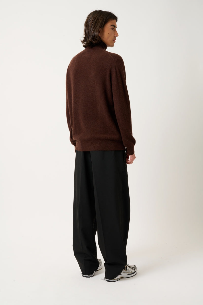 Turtleneck Jumper - Bange - Coffee