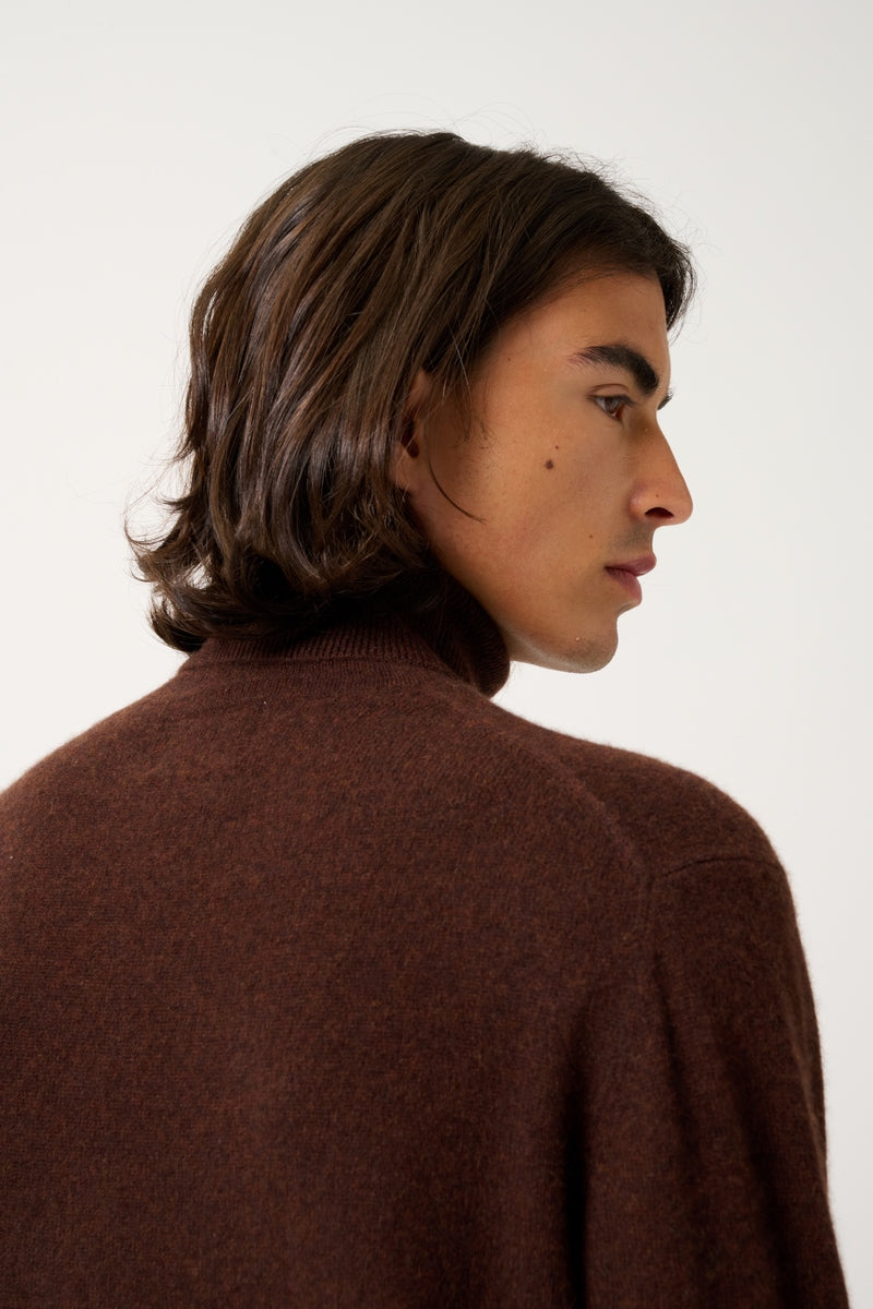 Turtleneck Jumper - Bange - Coffee