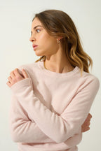 Rundhalsad Tröja - Ecrin - Rosa