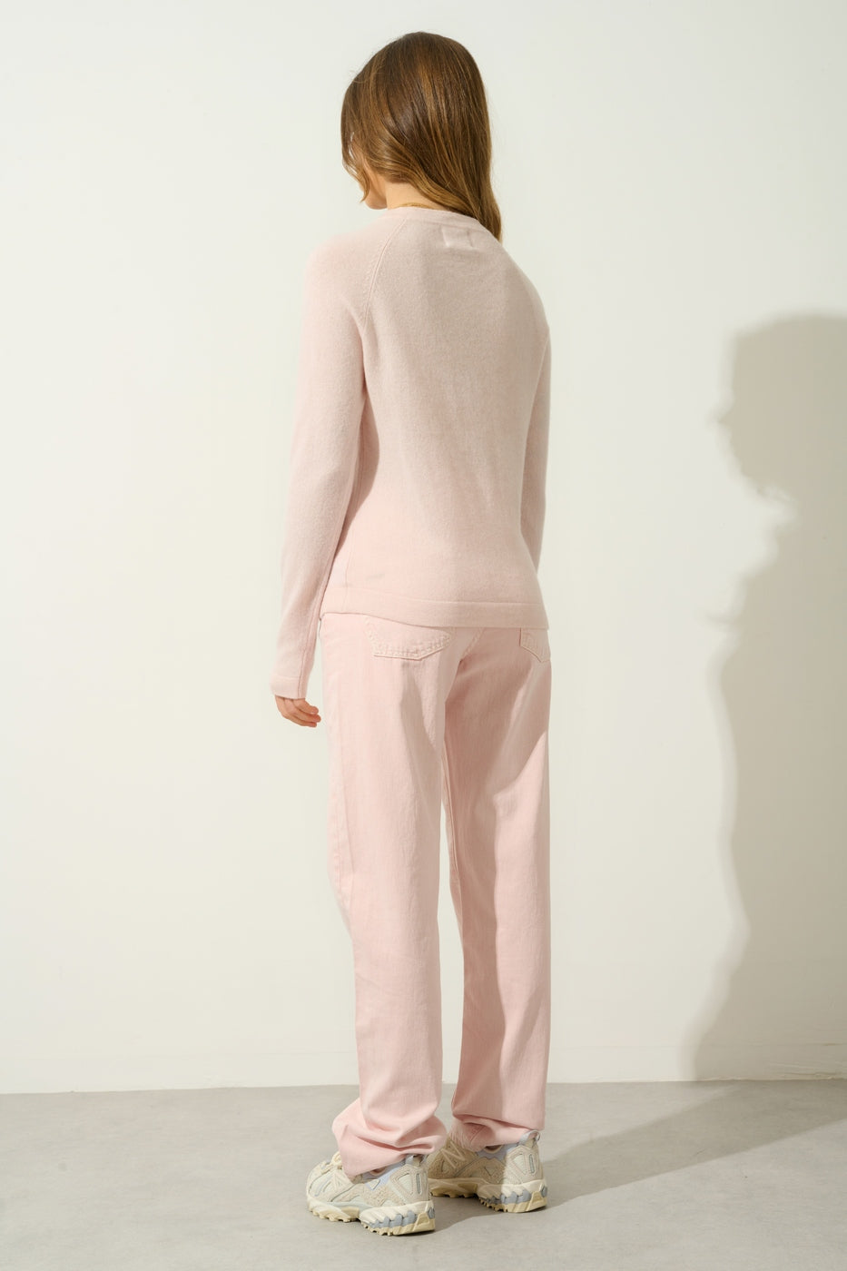 Rundhalsad Tröja - Ecrin - Rosa