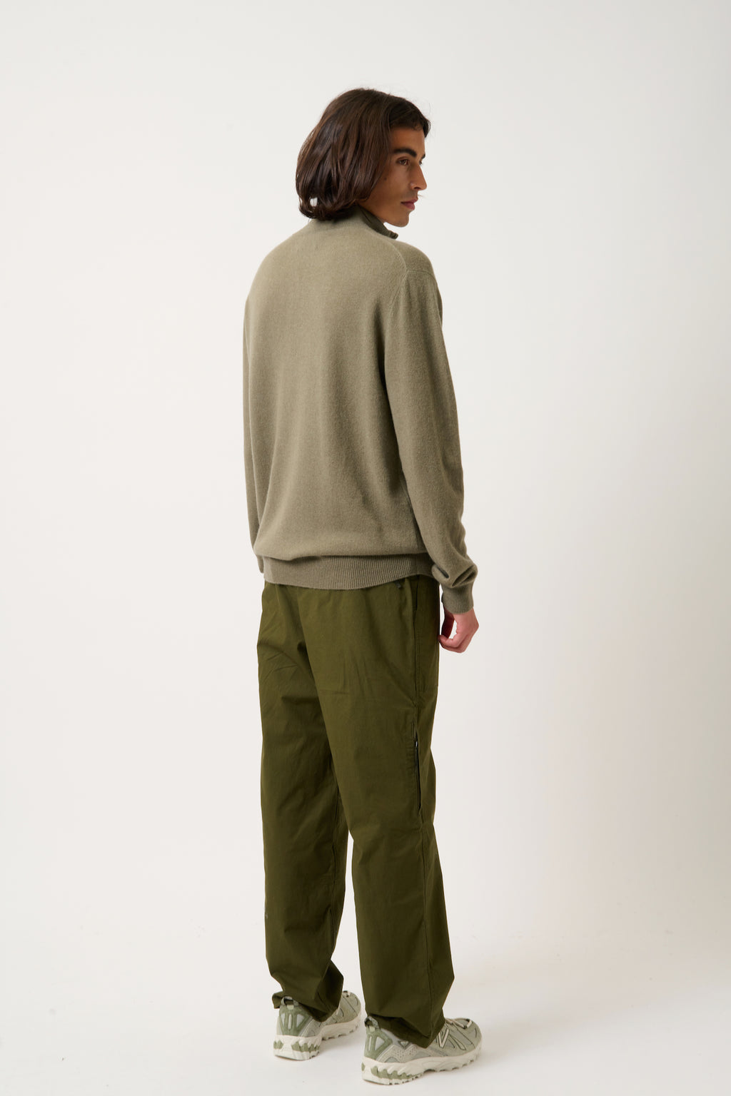Jersey con cuello camionero - Ambin - Caqui