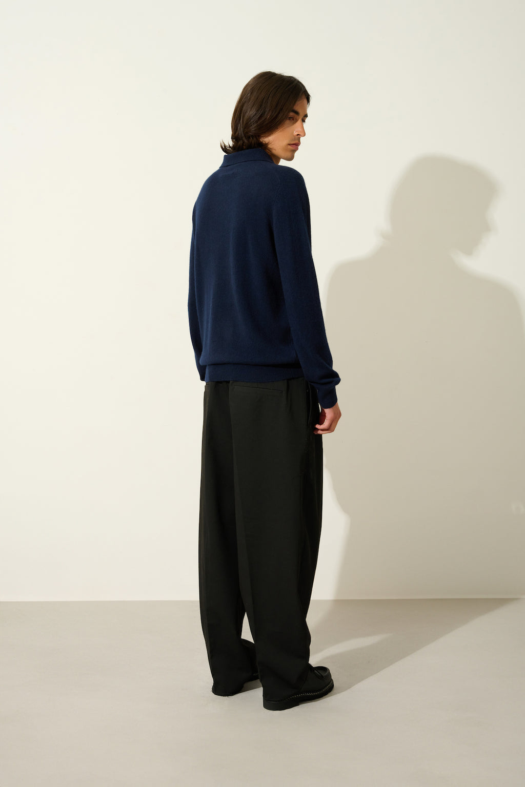 Polo Manches Longues - Charvet - Navy