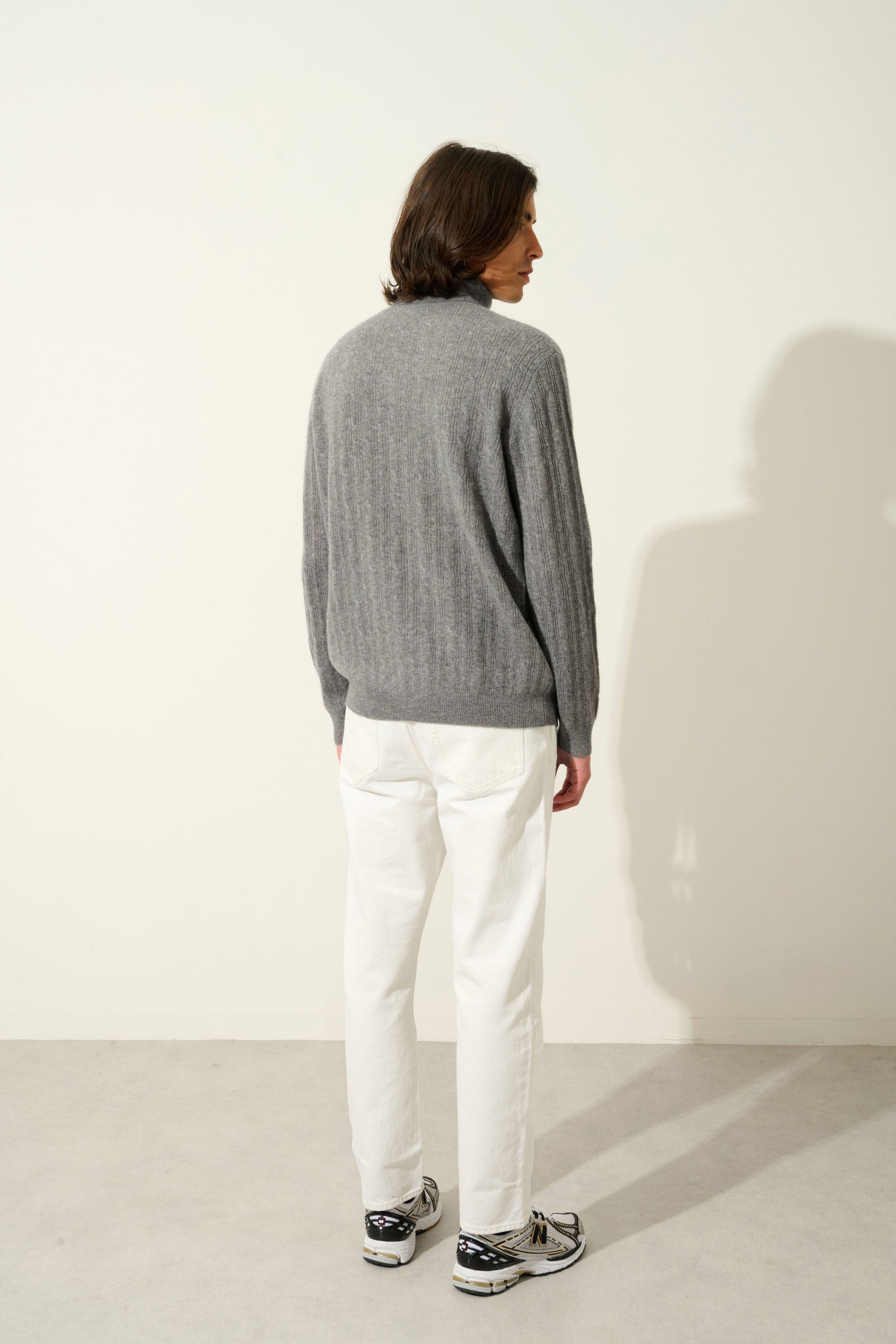 Roll-Neck Jumper - Kona - Brown