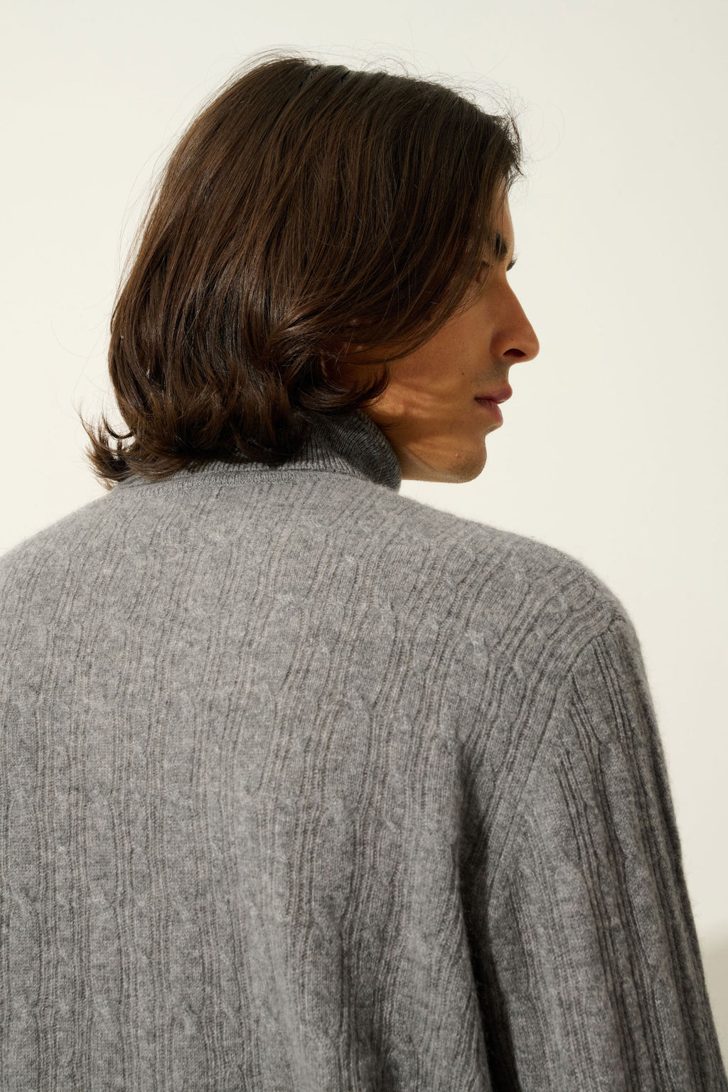 Roll-Neck Jumper - Kona - Brown