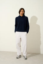 Pull Capuche 4 Fils - Mida - Navy