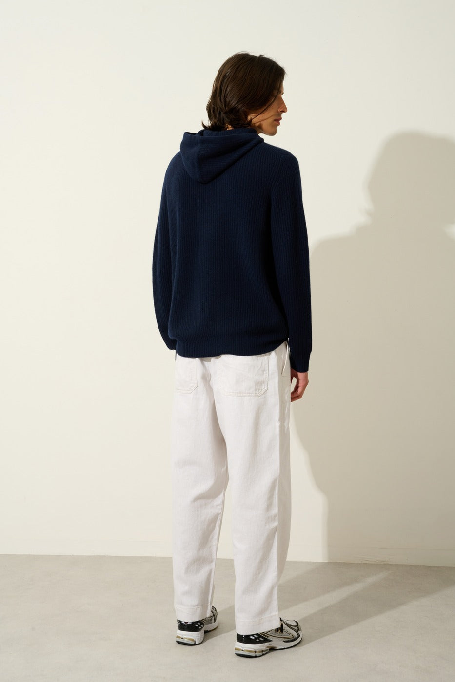 Pull Capuche 4 Fils - Mida - Navy