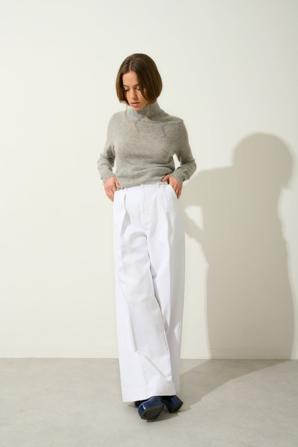 Pull Col Roulé - Eileen - Nuage Chiné