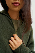 Half-Zip Jumper - Marie - Khaki