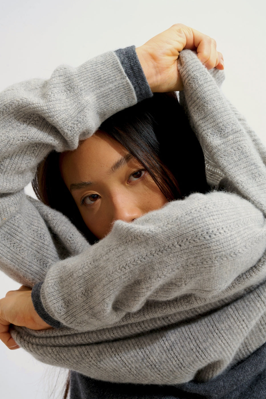 Half-Zip Jumper - Marie - Nuage Chiné