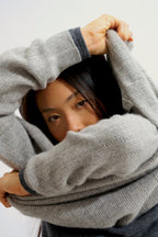 Half-Zip Jumper - Marie - Nuage Chiné