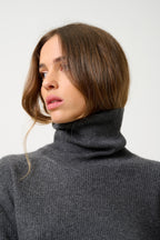 Roll-Neck Jumper - Roxane - Grey