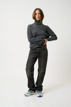 Roll-Neck Jumper - Roxane - Grey