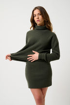 Pull Col Roulé - Roxane - Kaki