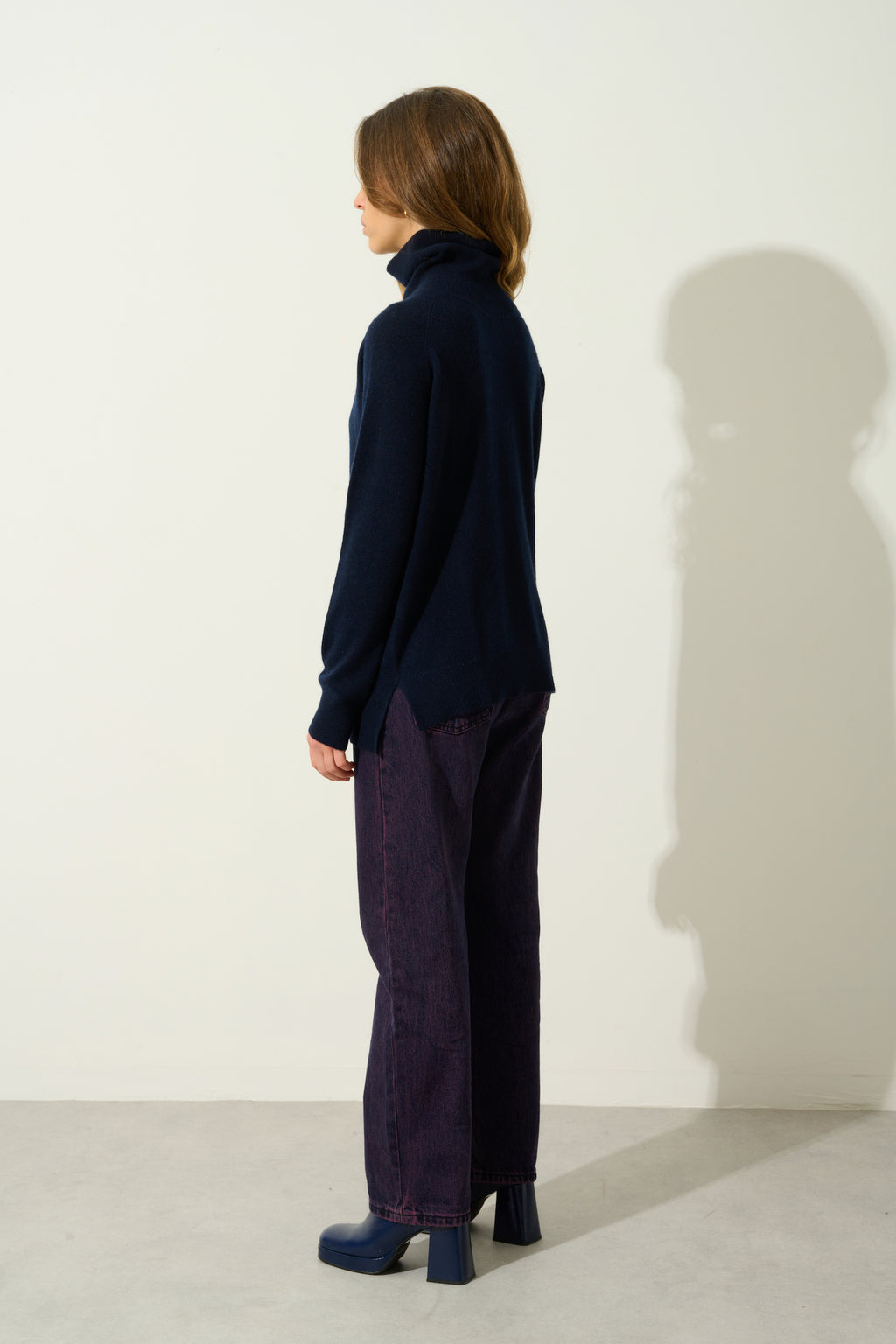 Pull Col Roulé - Madeline - Navy