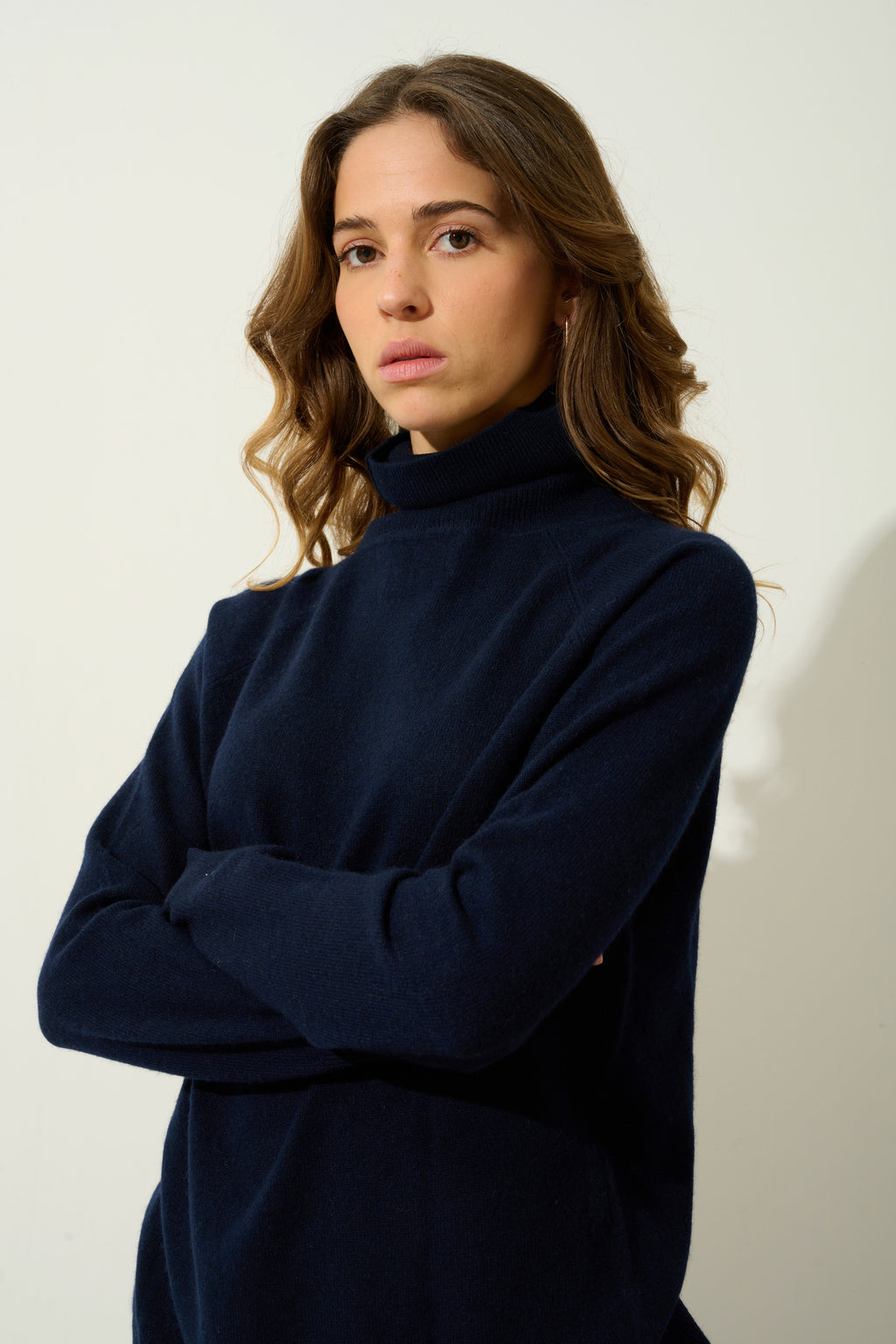 Pull Col Roulé - Madeline - Navy