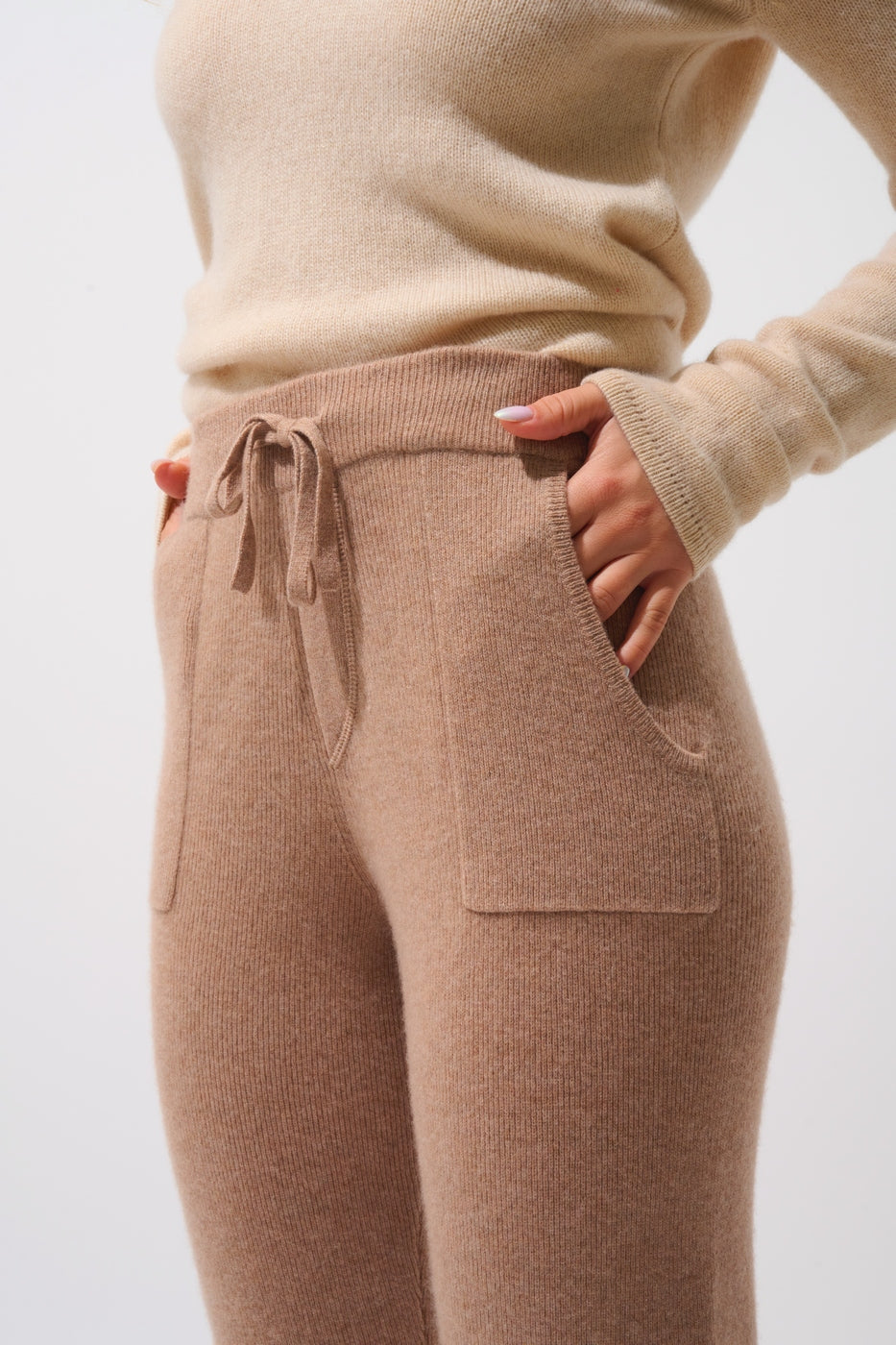 Jogginghose Anika - Camel Meliert