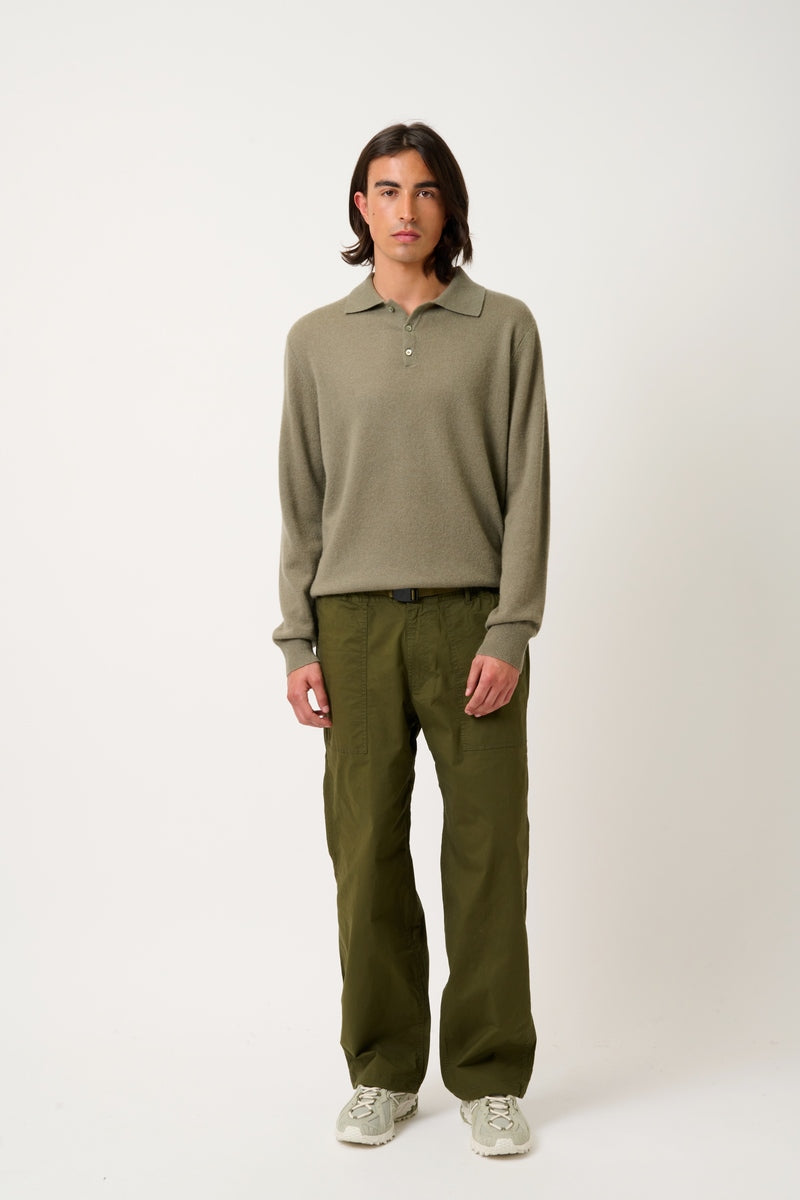 Polo de manga larga - Charvet - Army