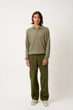 Polo de manga larga - Charvet - Army