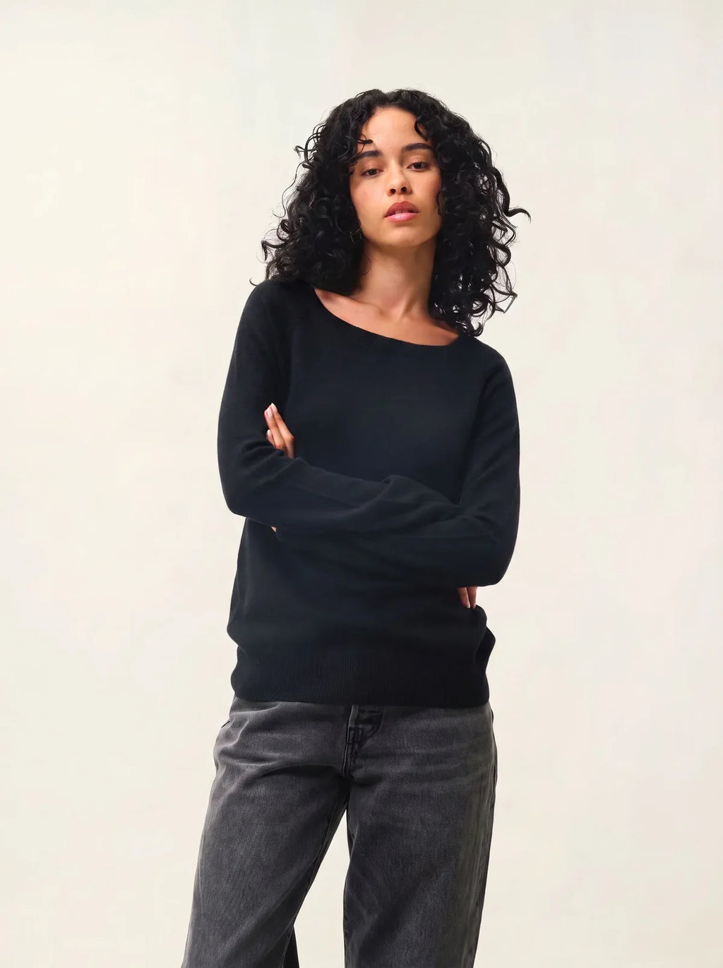 Pull Col Bateau Goutte Dos - Dibona - Noir