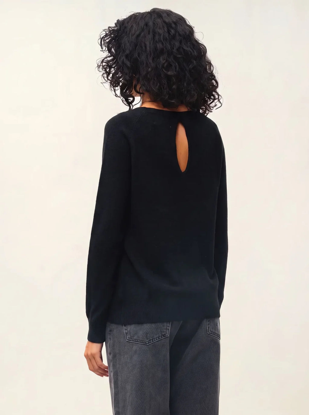 Pull Col Bateau Goutte Dos - Dibona - Noir