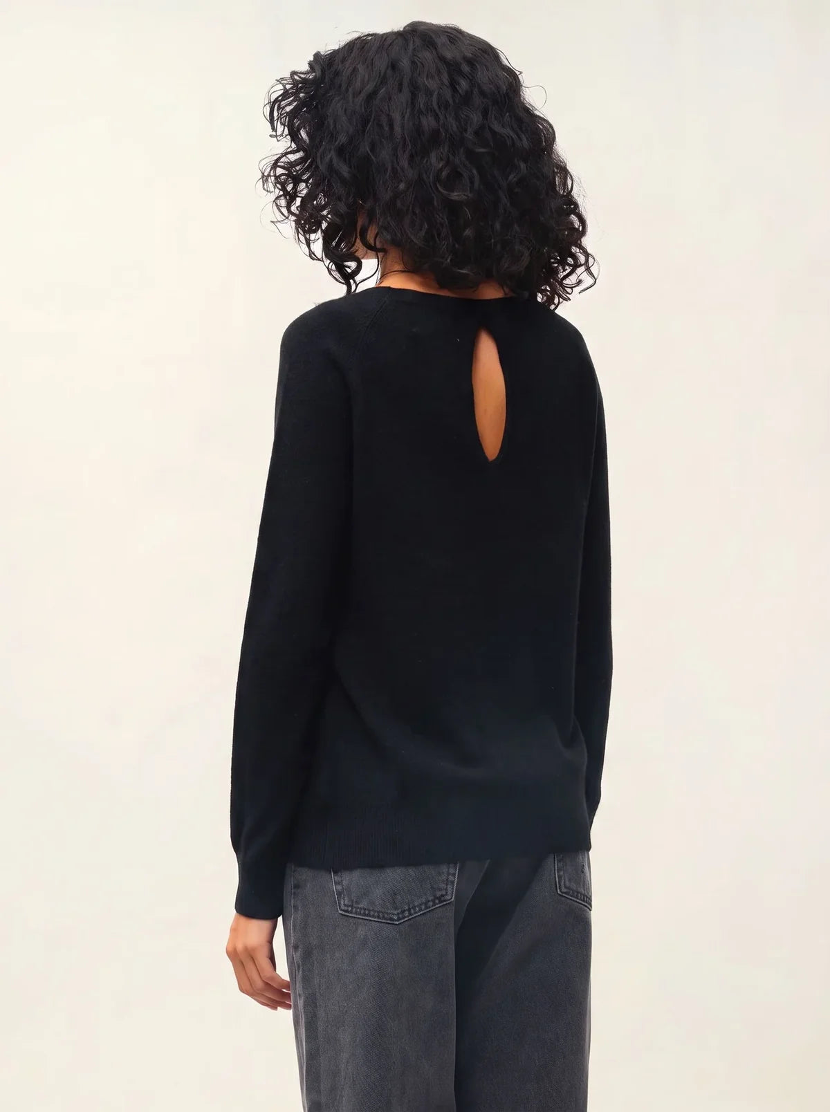 Pull Col Bateau Goutte Dos - Dibona - Noir