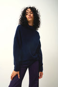 Pull Col Roulé - Collin - Navy