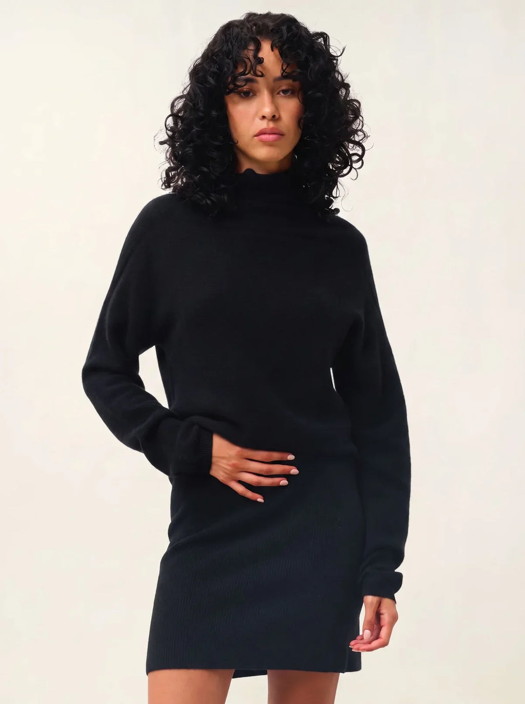 Pull Col Roulé - Collin - Noir
