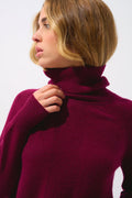 Pull Col Roulé - Dolce - Rouge