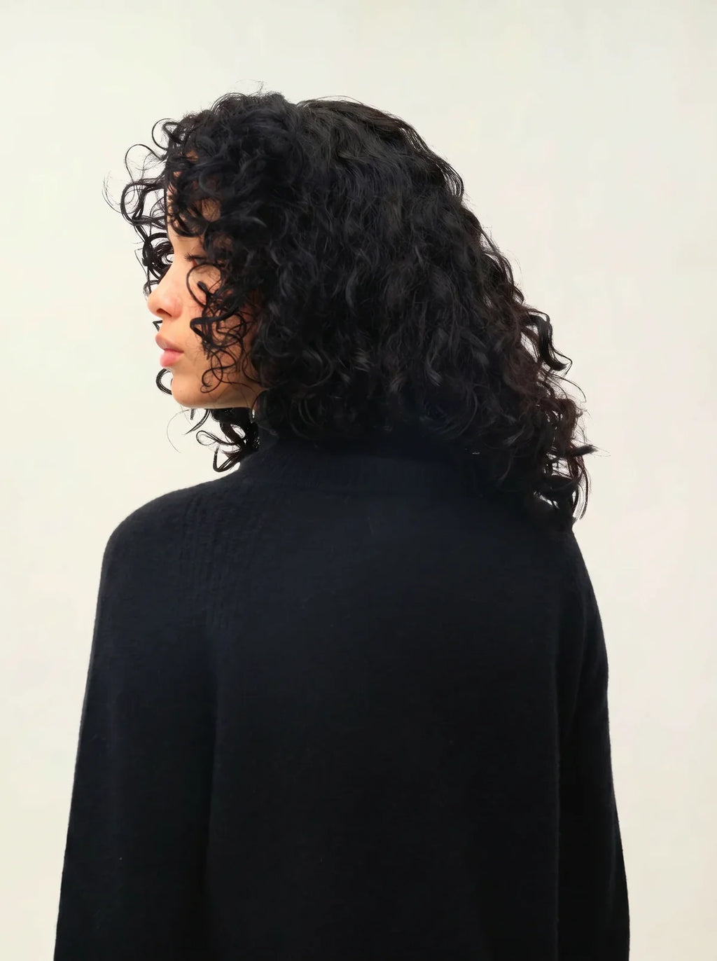 Pull Col Roulé - Dolce - Noir