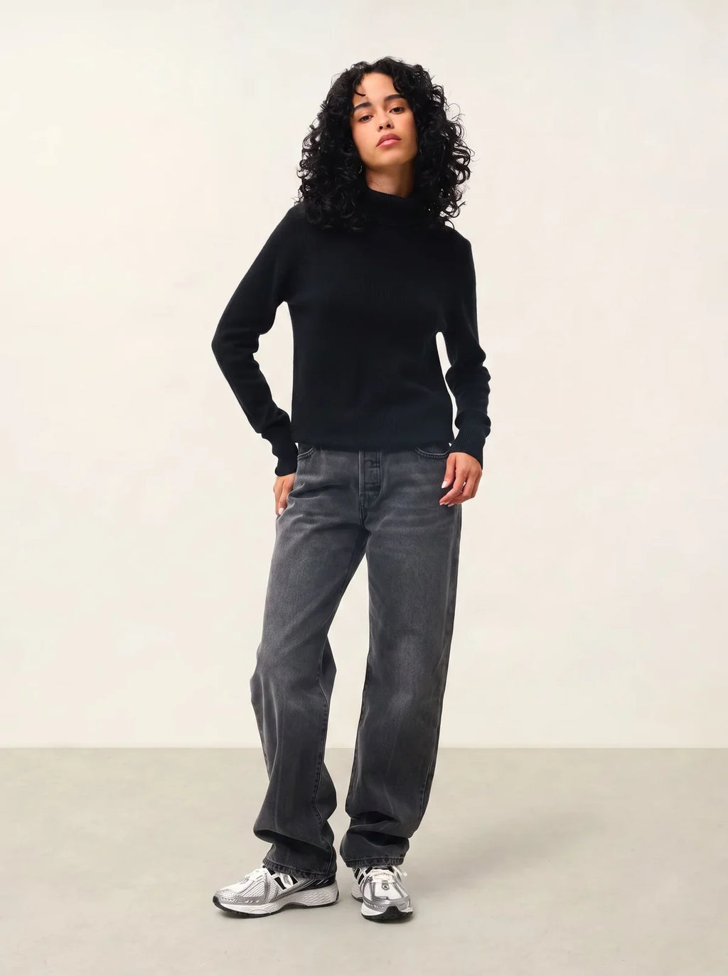 Pull Col Roulé - Dolce - Noir