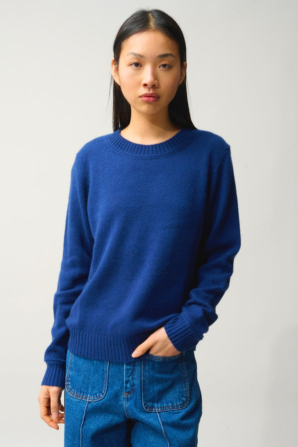 Maglione Girocollo 4 Fili - Jetsan - Mezzanotte