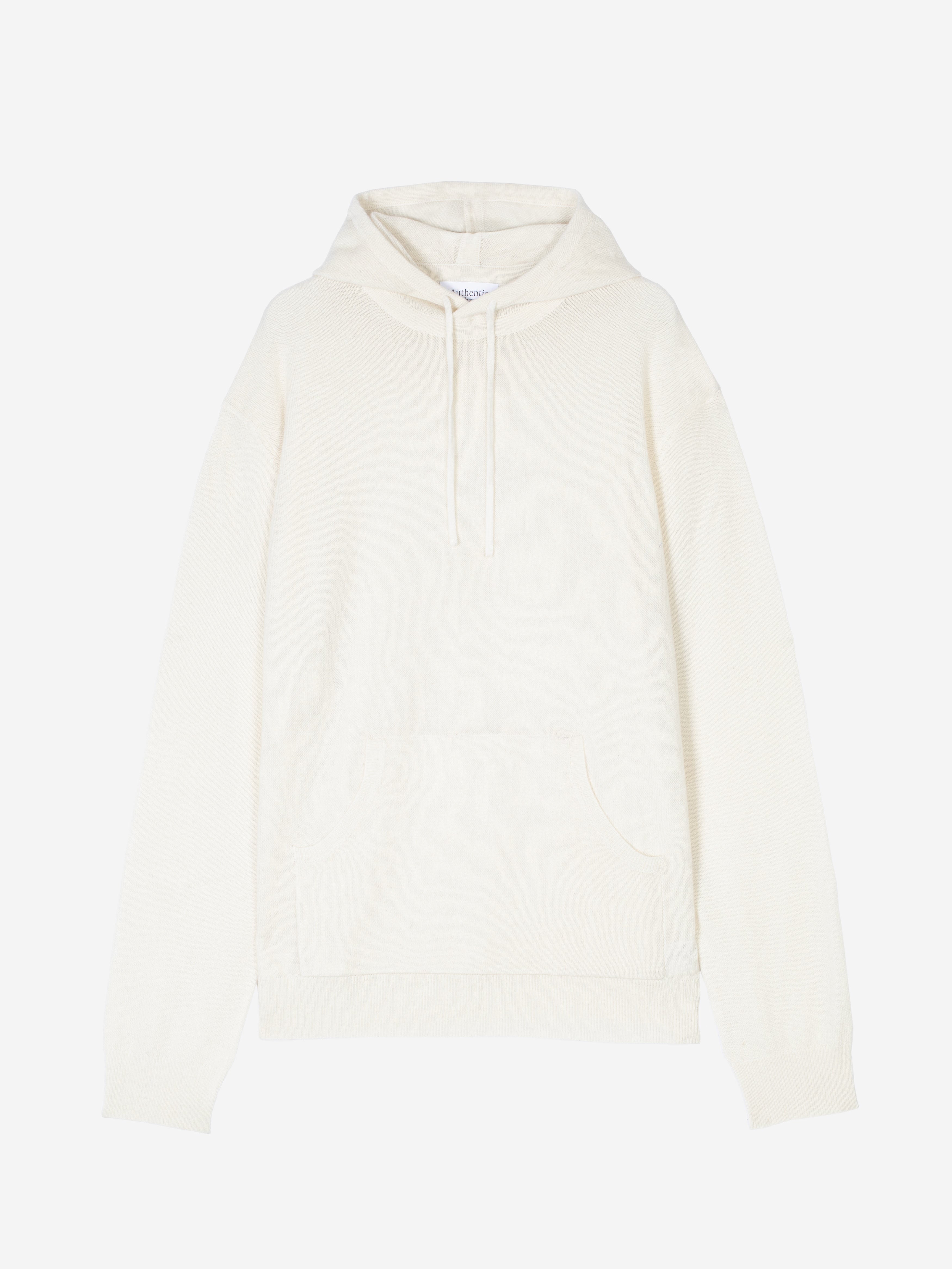 Pull Capuche - 100% Cachemire 2 Fils - Ivoire