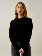 Jersey con capucha Svalinna - Negro