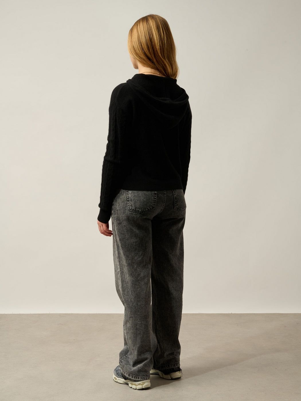 Jersey con capucha Svalinna - Negro
