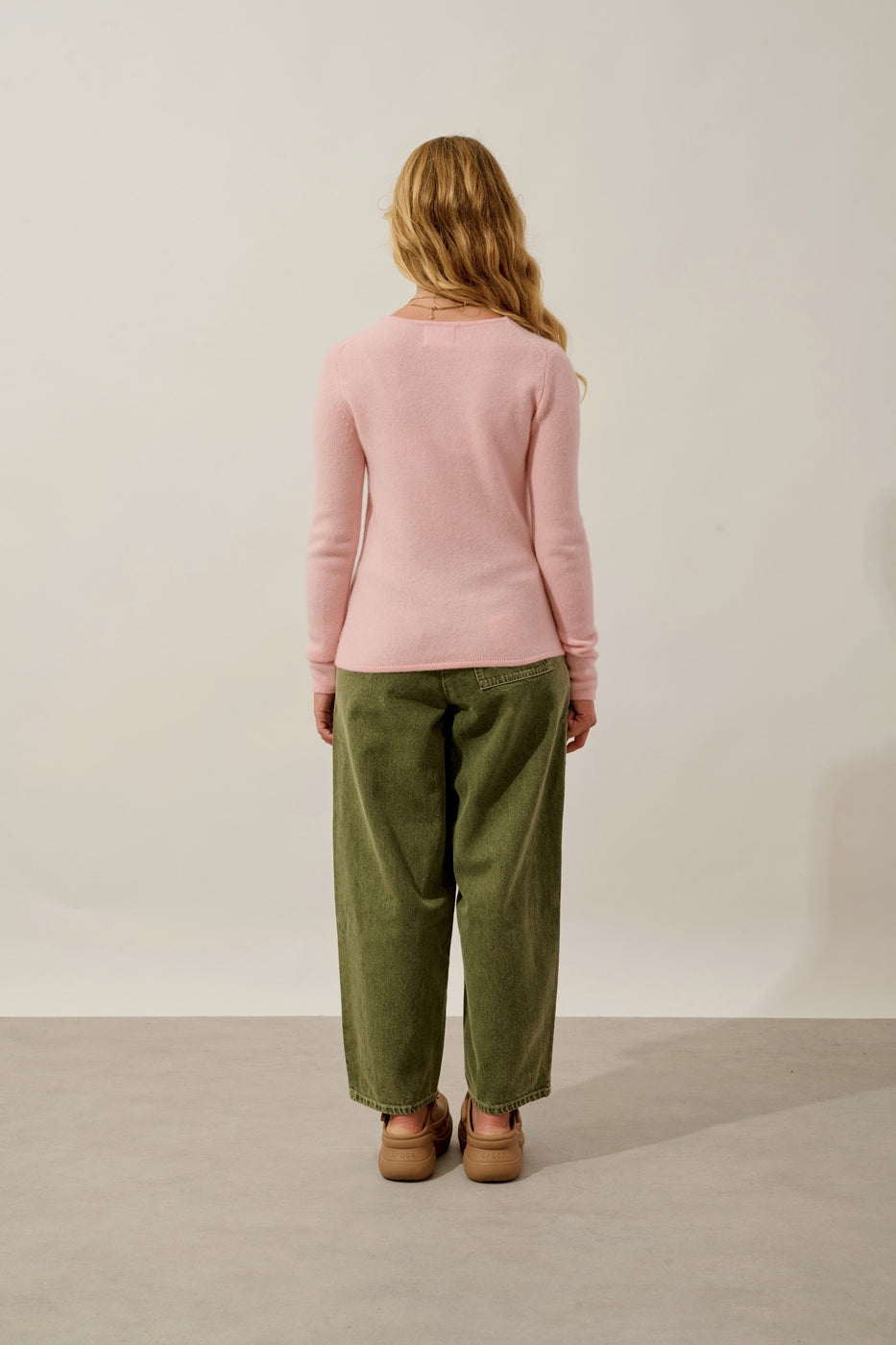 4-Ply Crew-Neck Jumper - Ivy - Ballerine