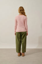 4-Ply Crew-Neck Jumper - Ivy - Ballerine