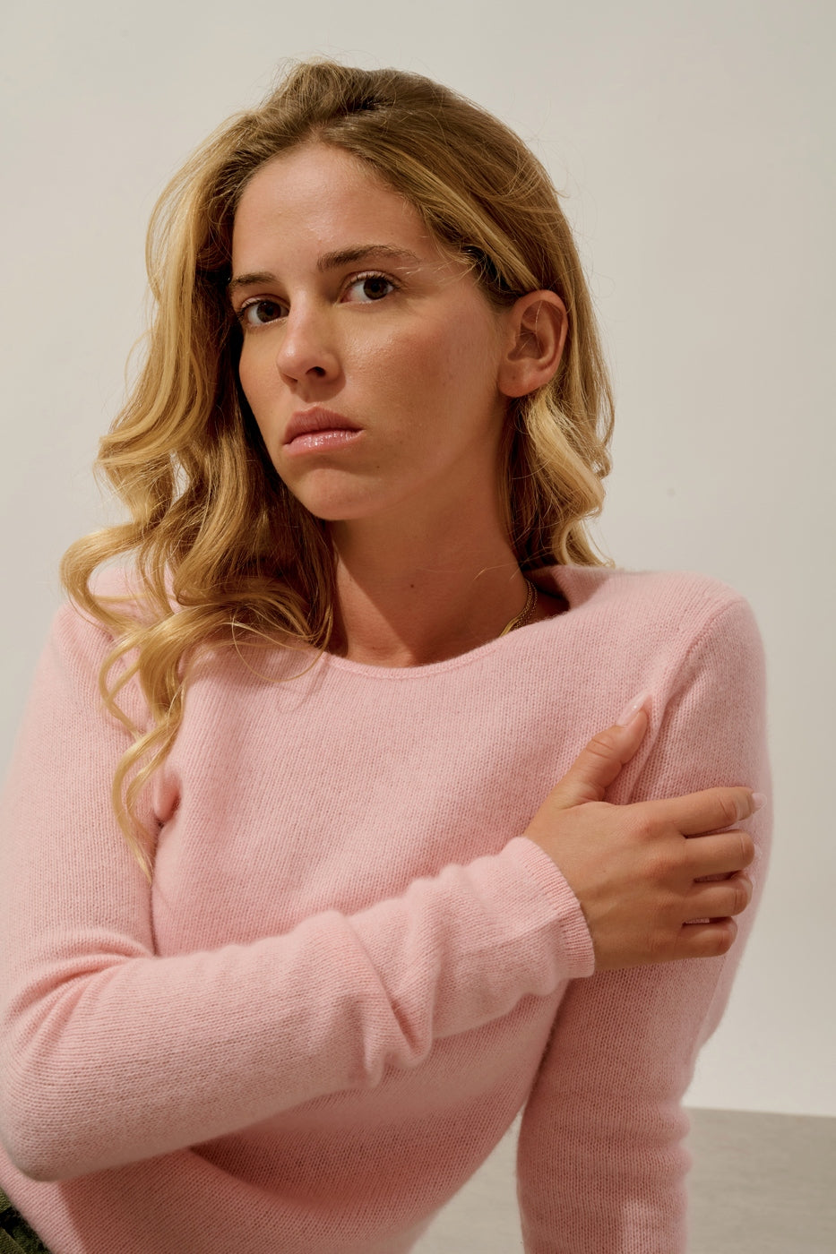 4-Ply Crew-Neck Jumper - Ivy - Ballerine