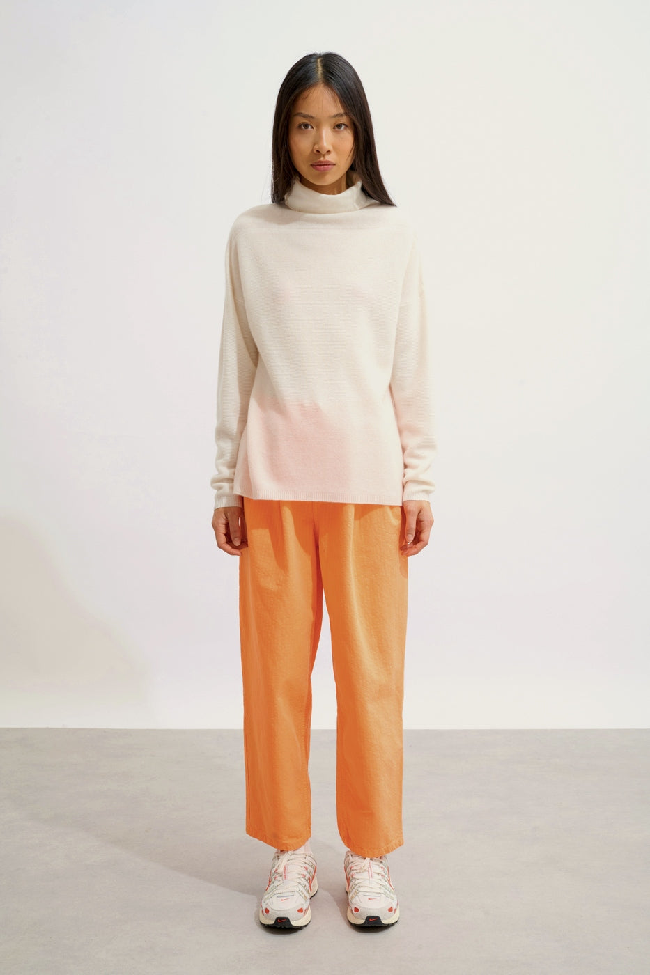 Jersey de Cuello Vuelto Collin - Marfil - Mujer