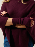 Serre Fingerless Gloves - Blackberry