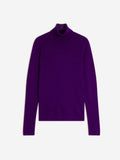 Pull Col Roulé Bise - Violette - Femme