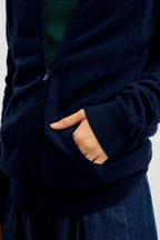 Gilet Zippé Col Montant - Ayr - Navy