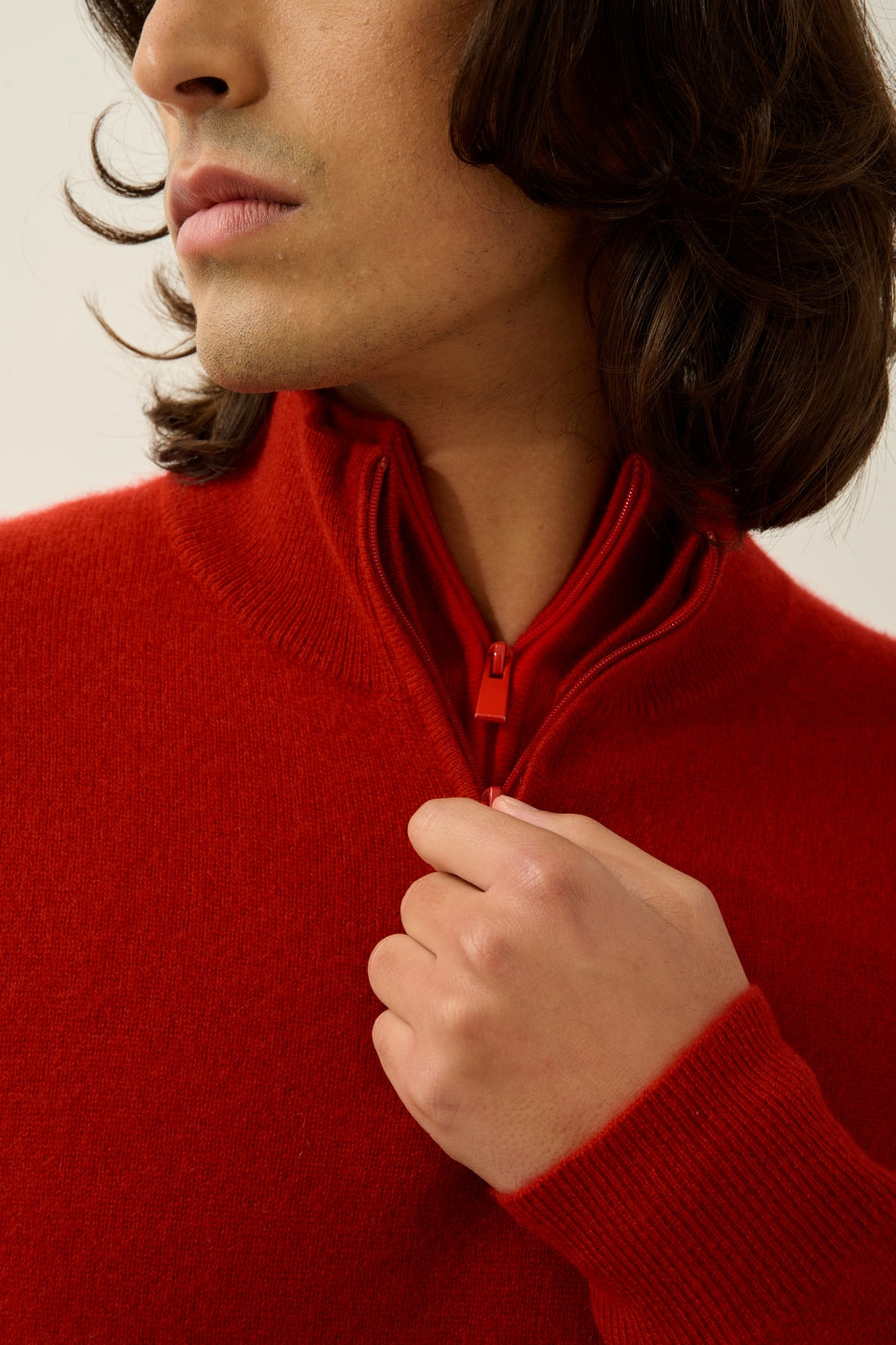 Half-Zip Jumper - Ambin - Ruby