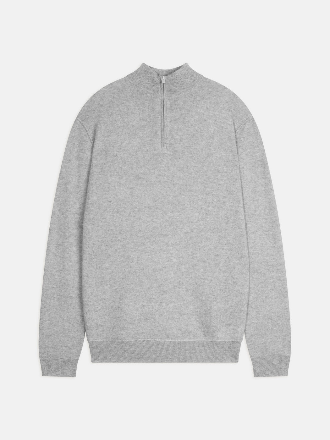 Troyer-Pullover - Candice - Hellgrau Meliert