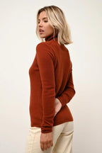 Jersey Cuello Vuelto - Ava - Ardilla