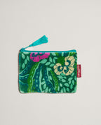 Bolsa pequeña de terciopelo - Allegria green