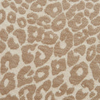 Awa - Puf - Tela con estampado de leopardo - Beige