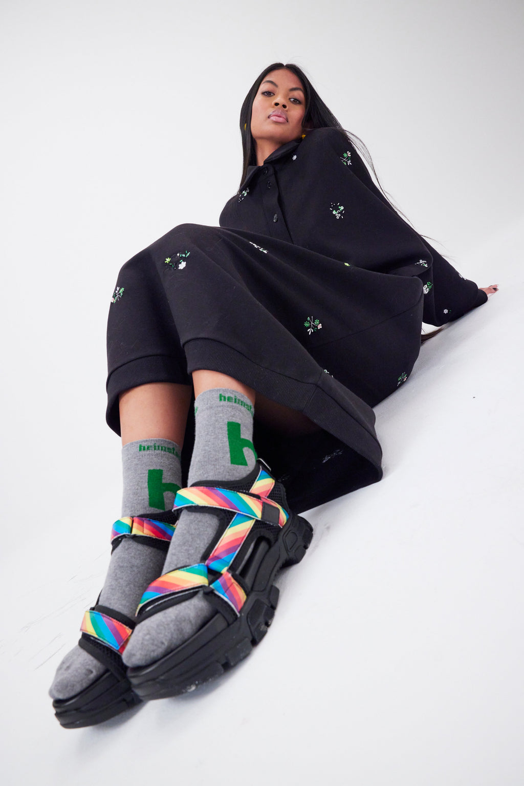 Sandalias Travis En Cuero Rainbow