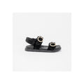 Sandales Azura Black-Pony Hair