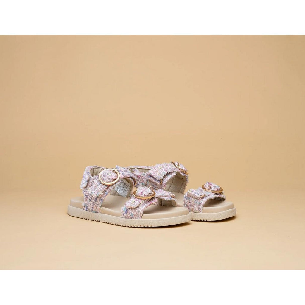 Sandales Azura - Pink Tweed