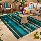Azur - Tapis D'Extérieur - Polypropylène/Polyester - Vert